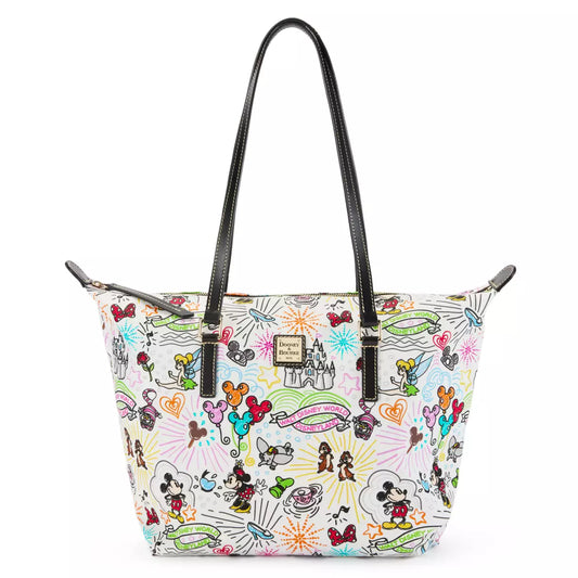 Dooney & Bourke Vault Disney Sketch Tote Bag & Pouch Bag Set