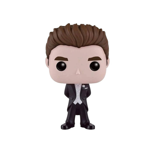 Funko Pop! vinyl figure of Twilight Edward "Tuxedo" in a suit on a white background