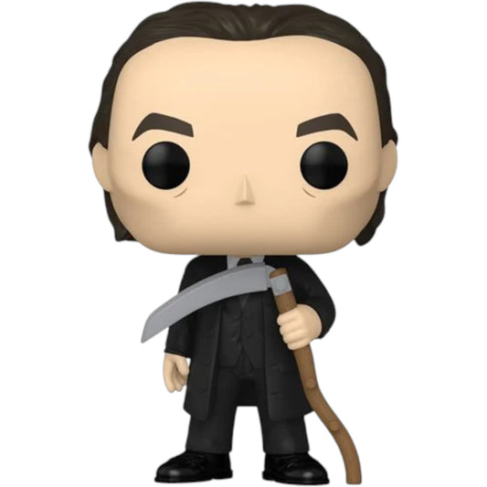 Funko Pop! vinyl figure of Supernatural Death in a suit holding a scythe on a white background