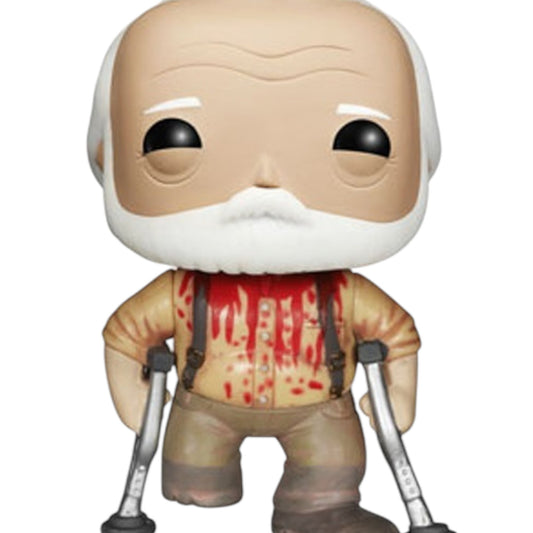 Funko Pop! vinyl figure of Hershel Greene #153 (Headless) with a beard and suspenders on a white background