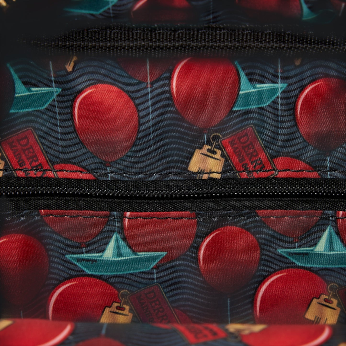 Loungefly Warner Bros IT Pennywise Crossbuddies Cosplay Crossbody Bag with Coin Bag