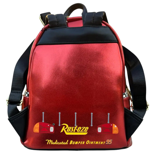 Loungefly Vault Disney Pixar Cars Metallic Lightning McQueen Mini Backpack
