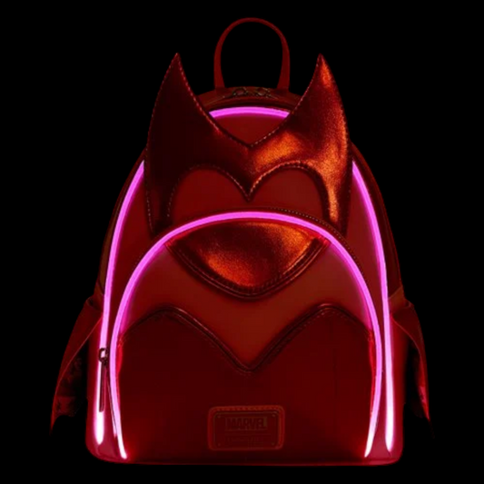 Loungefly New Marvel Scarlet Witch Wanda Cosplay Light Up Mini Backpack