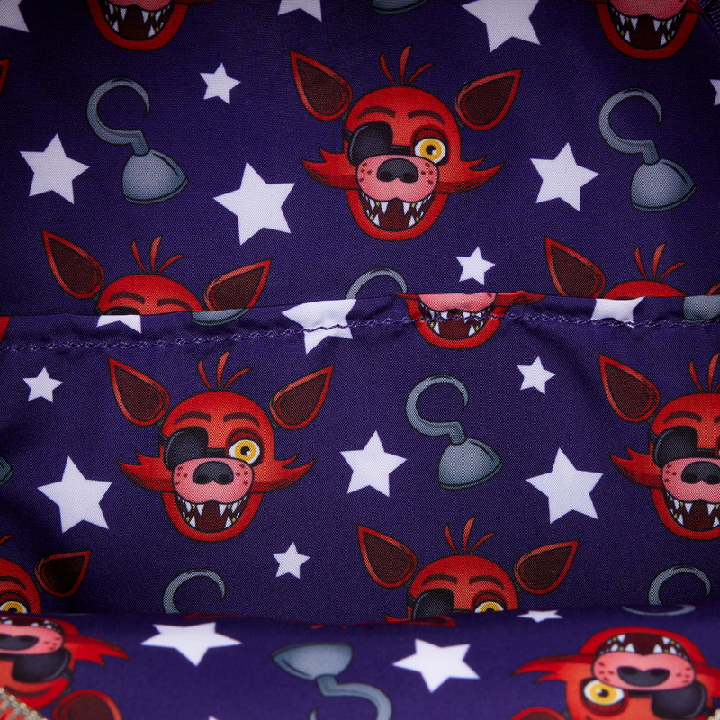 Loungefly Vault NYCC LE Five Nights At Freddy's Foxy Cosplay Lenticular Mini Backpack