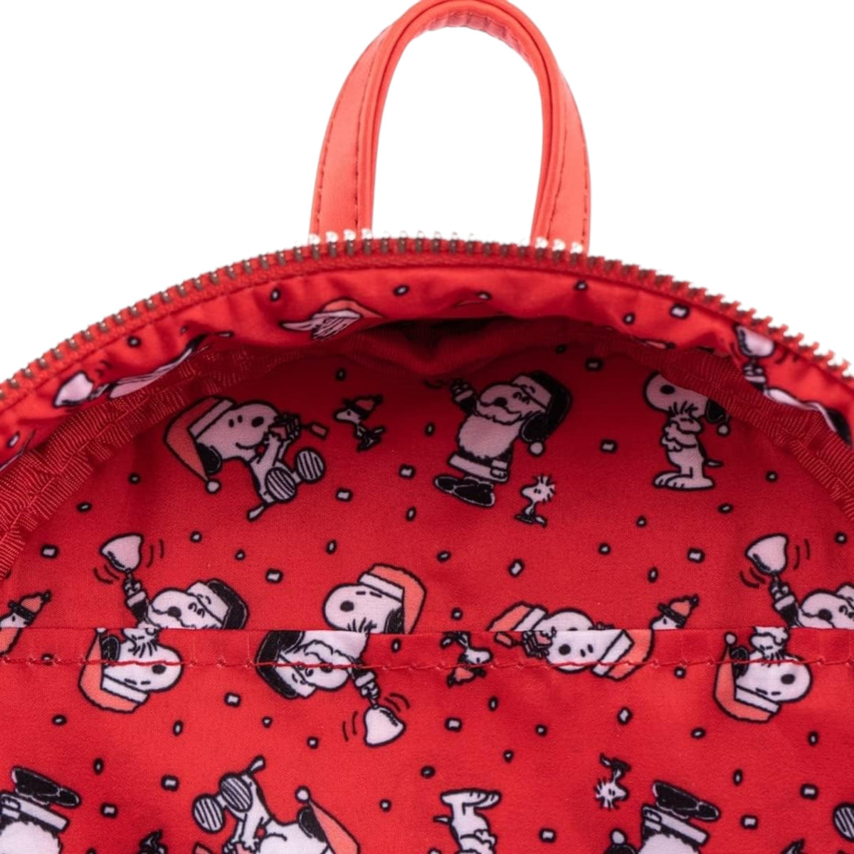Loungefly New Peanuts Gift Giving Snoopy and Woodstock Mini Backpack