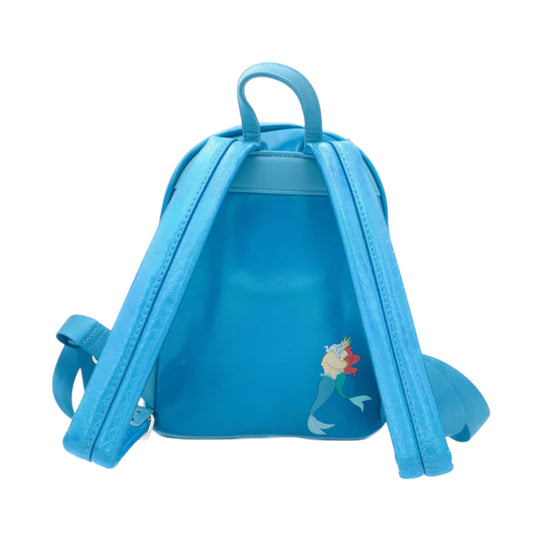 Loungefly The Little Mermaid King Triton Sequin Mini Backpack
