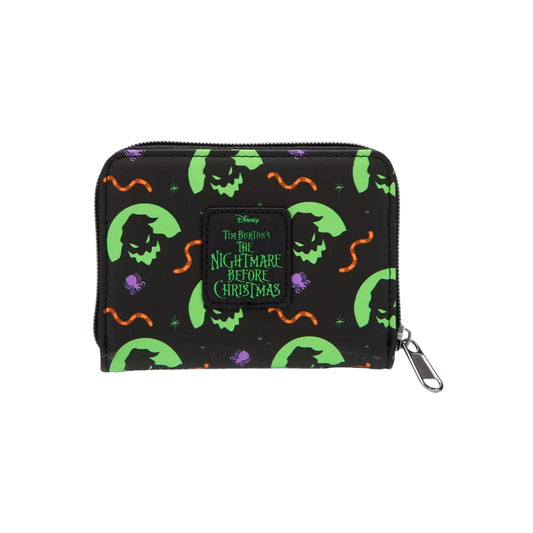 Loungefly The Nightmare Before Christmas Oogie Boogie Metallic Mini Zipper Wallet