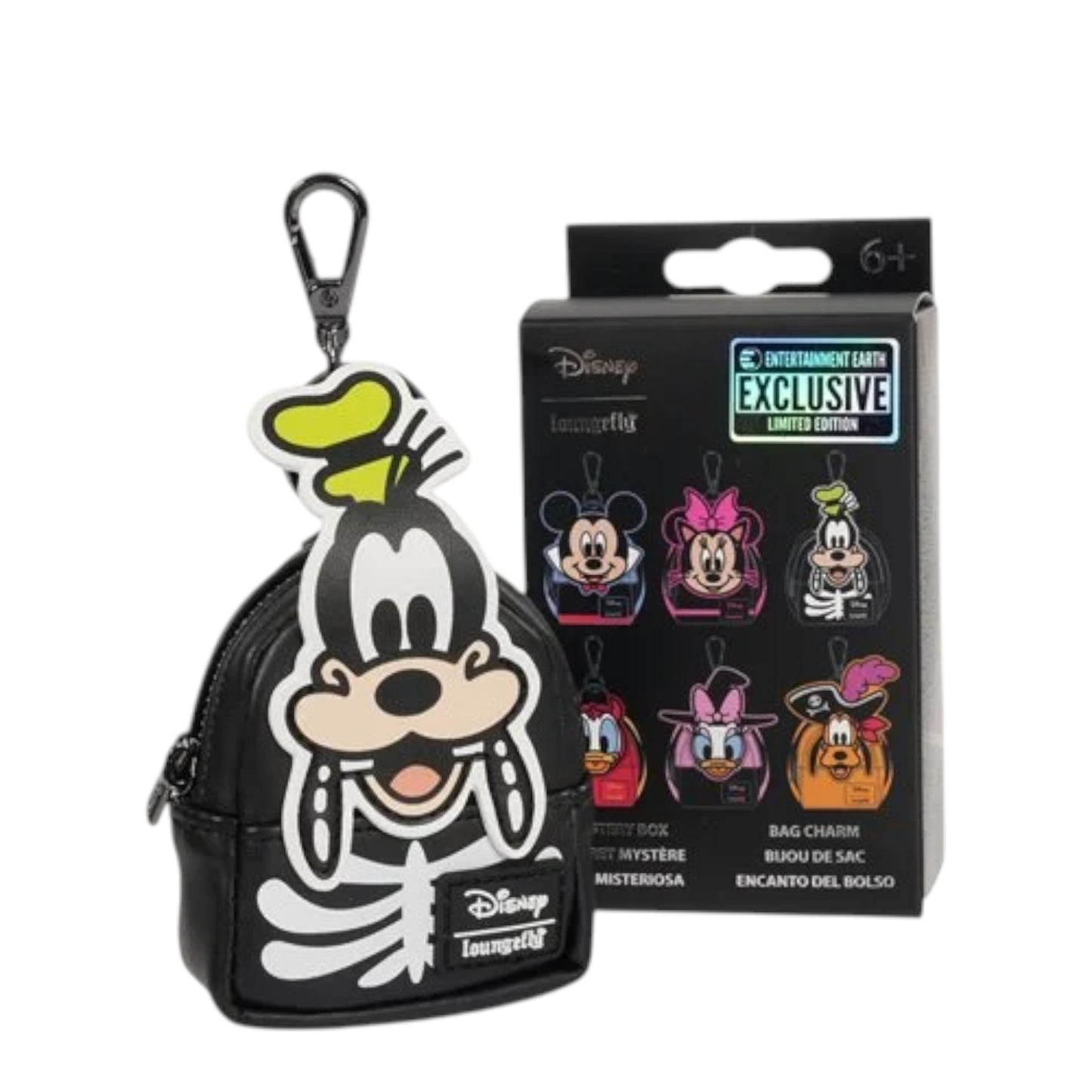 Disney Mickey and Friends Halloween Mini Backpack Mystery Box Bag Charm character Goofy on a white background
