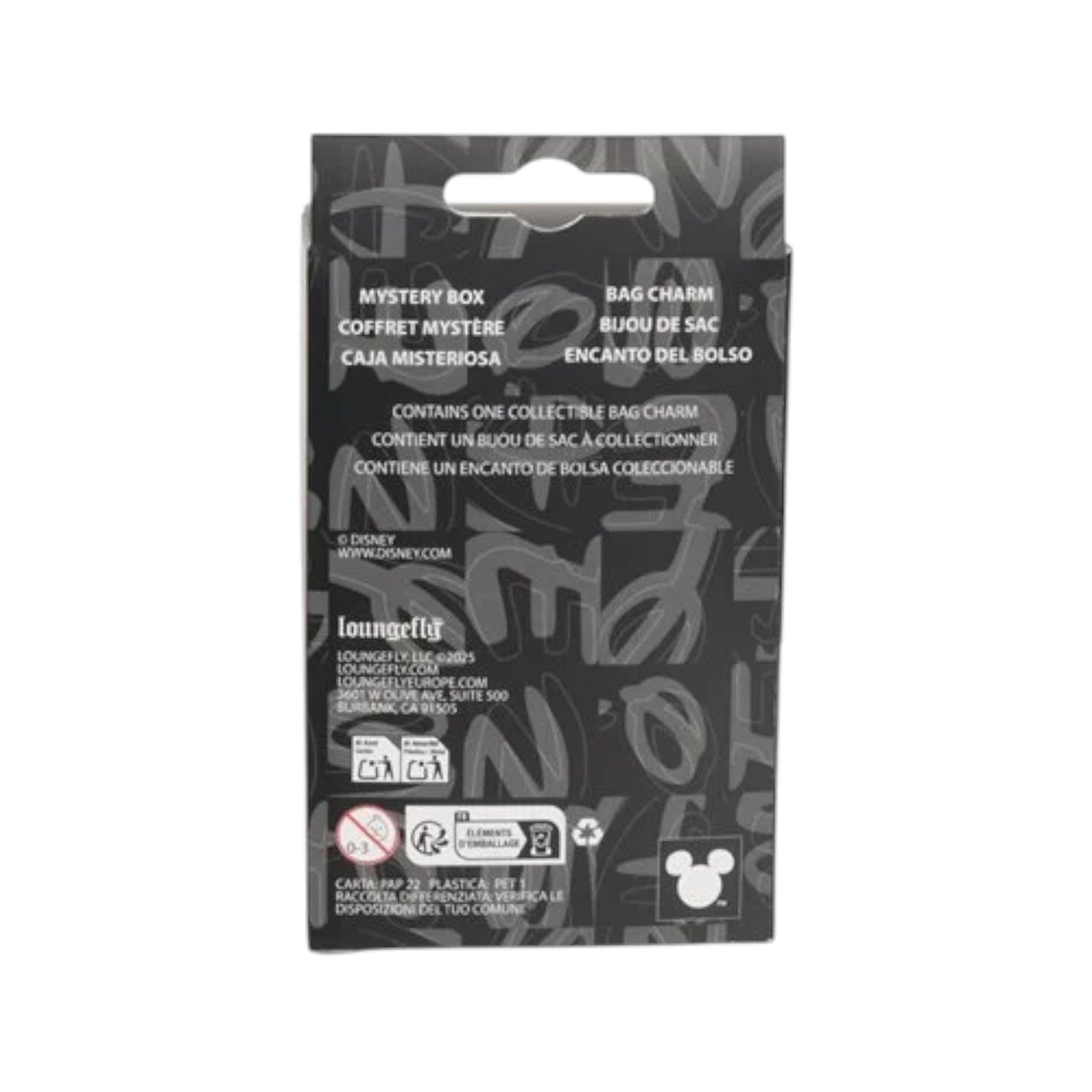 Loungefly Mickey and Friends Halloween Mini Backpack Mystery Box Bag Charm