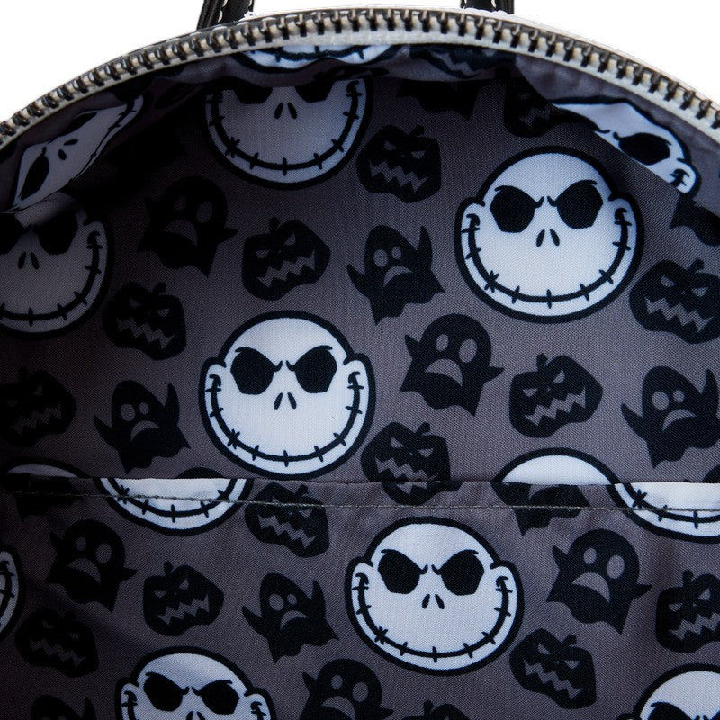 Loungefly The Nightmare Before Christmas Exclusive Jack Skellington Sequin Mini Backpack