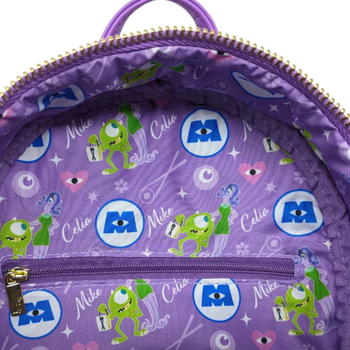 Loungefly Pixar's Monsters Inc. Celia Cosplay Mini Backpack