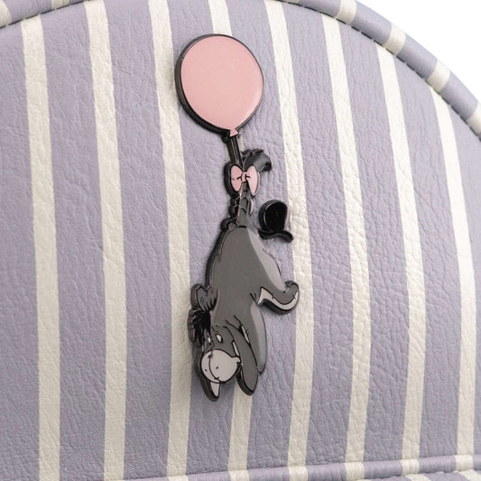 Loungefly x Disney Winnie the Pooh Eeyore Striped Balloon Mini Backpack The Bag Dude