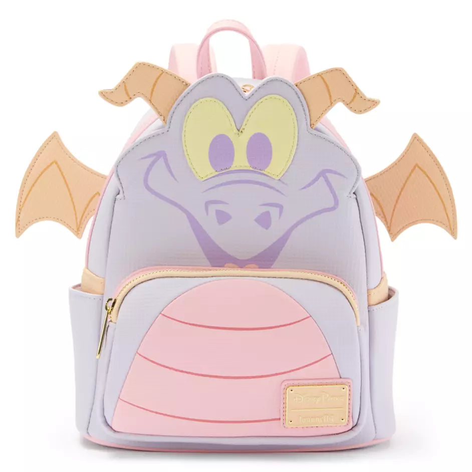 Loungefly Disney Parks Epcot Pastel Collection Figment Mini Backpack