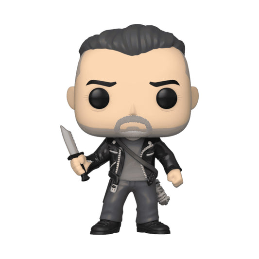 Funko Pop! vinyl figure of Negan holding a knife on a white background