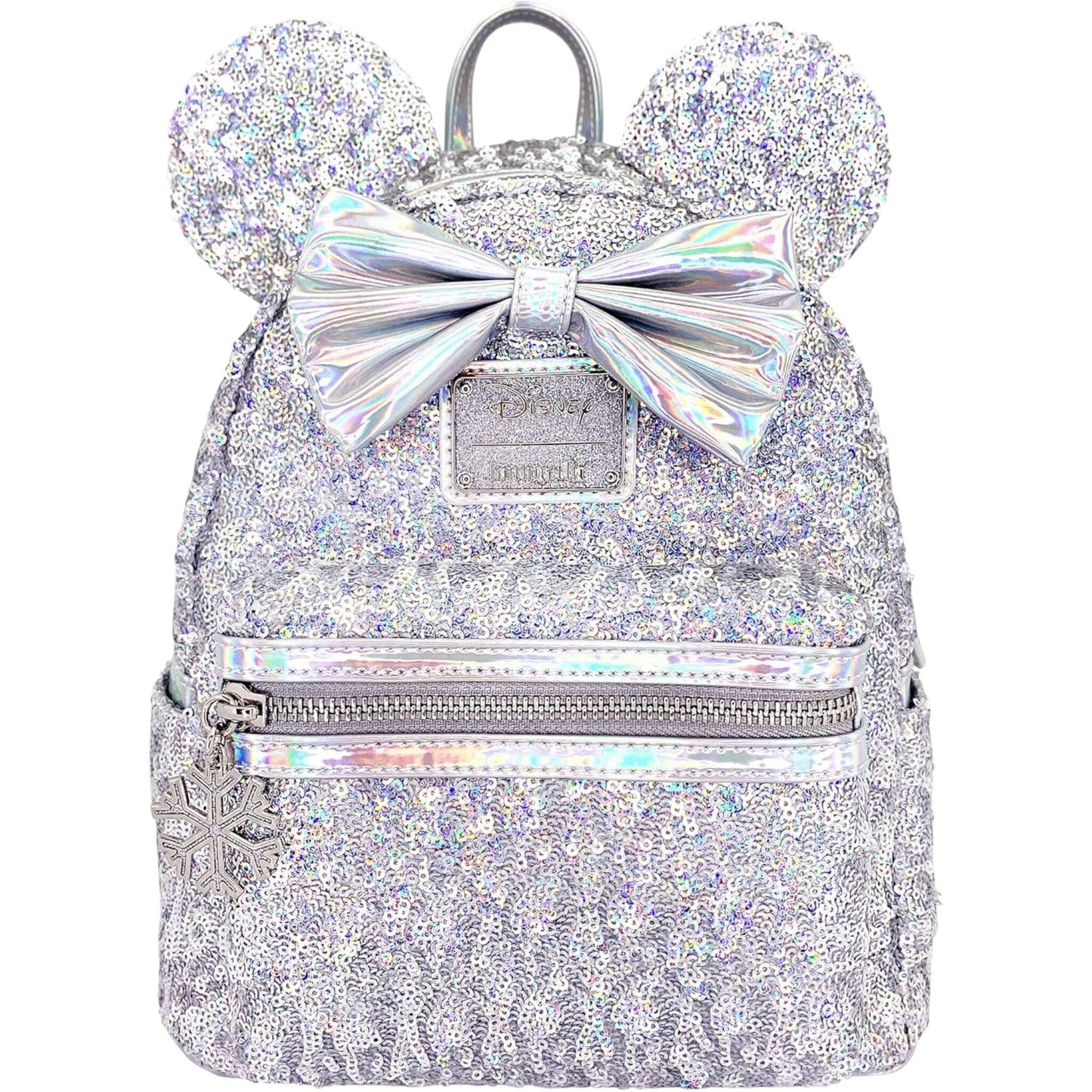 Loungefly X LASR Exclusive Disney Minnie Mouse Holographic Sequin Mini Backpack The Bag Dude