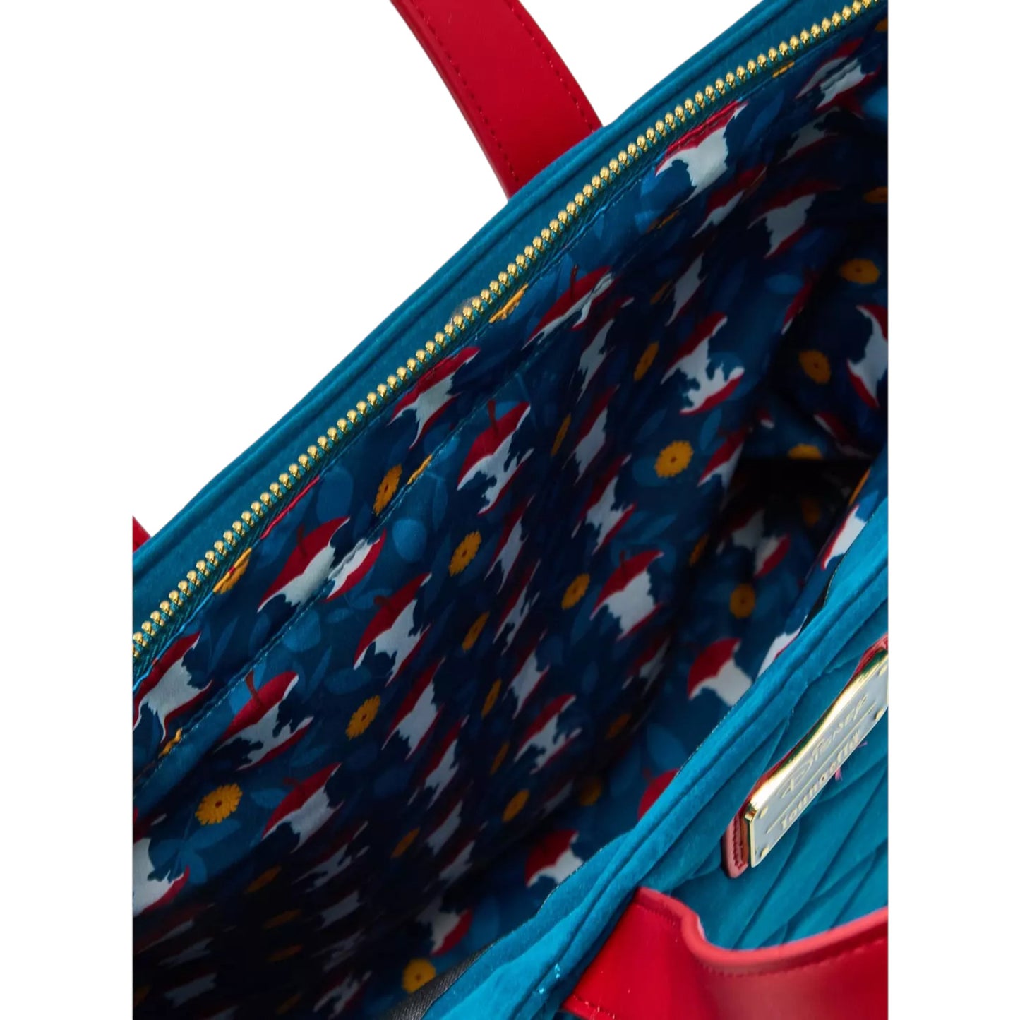 Loungefly Disney Snow White and the Seven Dwarfs Snow White Velvet Quilted Tote Bag