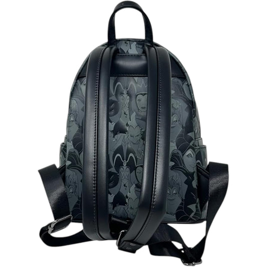 Loungefly Disney Villains Debossed All Over Print Mini Backpack