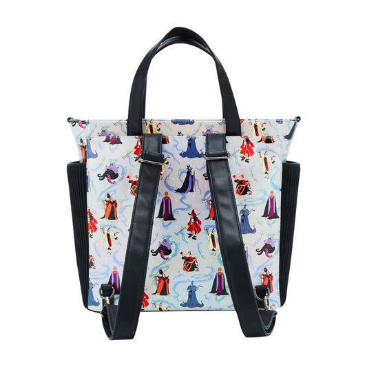 Loungefly Disney Villains Iridescent Convertible Tote Bag