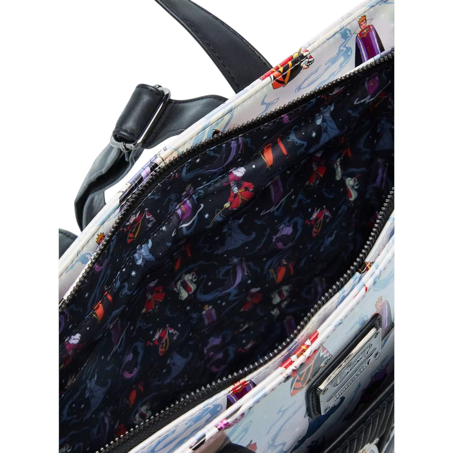 Loungefly Disney Villains Iridescent Convertible Tote Bag