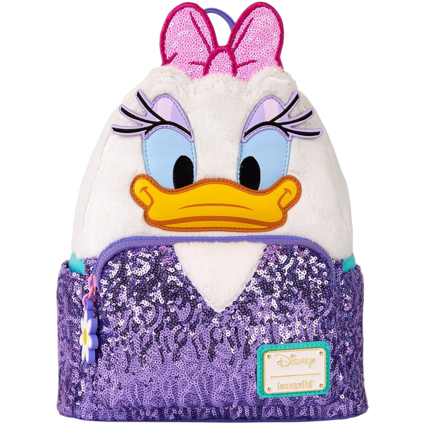 Loungefly Disney Daisy Duck 85th Anniversary Plush Mini Backpack