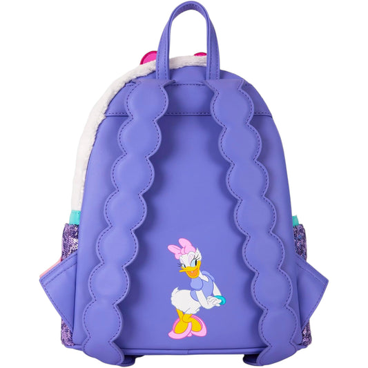 Loungefly Disney Daisy Duck 85th Anniversary Plush Mini Backpack