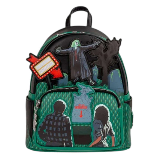 Loungefly Beetlejuice Graveyard Glow-in-the-Dark Mini-Backpack (EE Exclusive) The Bag Dude