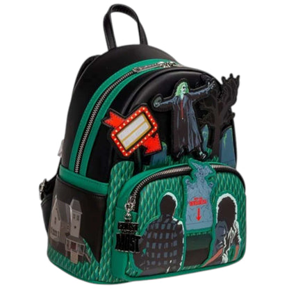 Loungefly Beetlejuice Graveyard Glow-in-the-Dark Mini-Backpack (EE Exclusive) The Bag Dude