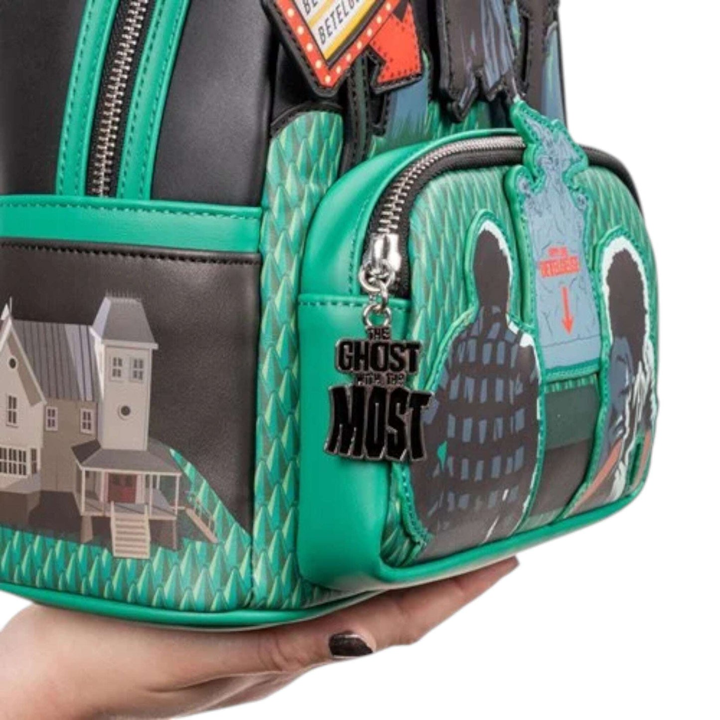 Loungefly Beetlejuice Graveyard Glow-in-the-Dark Mini-Backpack (EE Exclusive) The Bag Dude