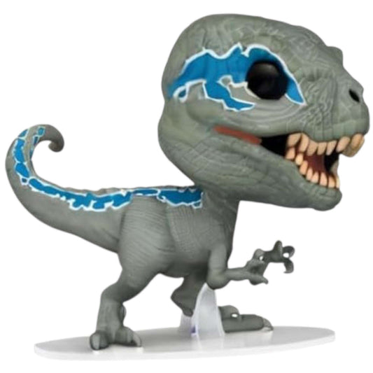 Funko Pop! Jurassic World Dominion #1220 Velociraptor (Blue) The Bag Dude