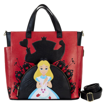 Loungefly Vault Alice In Wonderland Villains Convertible Backpack & Tote Bag