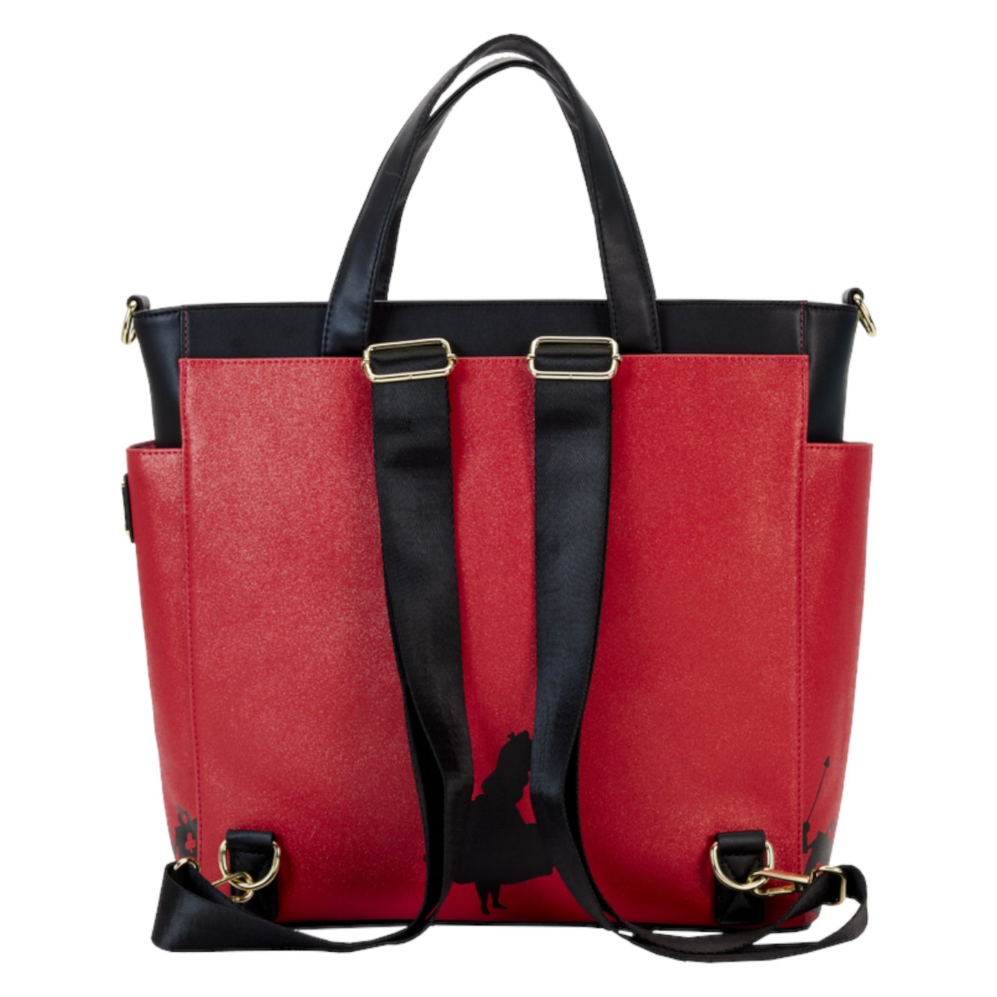 Loungefly Vault Alice In Wonderland Villains Convertible Backpack & Tote Bag