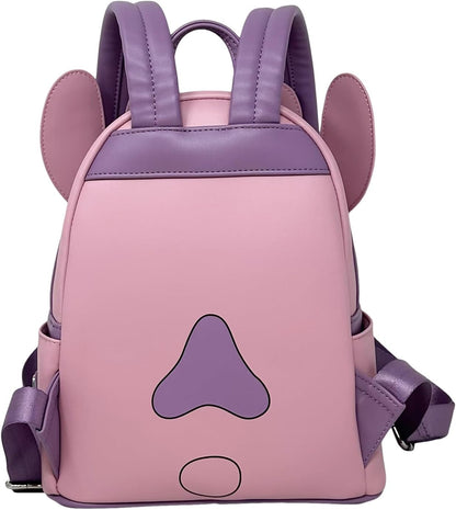 Loungefly Vault Stitch & Angel Plush Mini Backpack Bundle