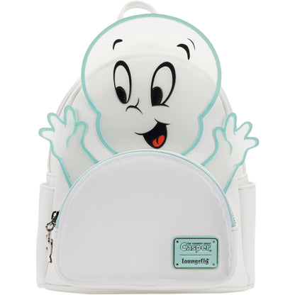 Backpack with Casper The Friendly Ghost design on a white background