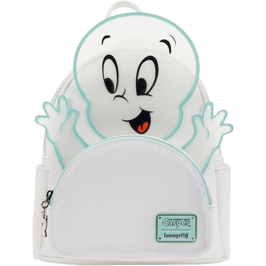 Backpack with Casper The Friendly Ghost design on a white background