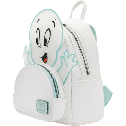 Backpack with Casper The Friendly Ghost design on a white background