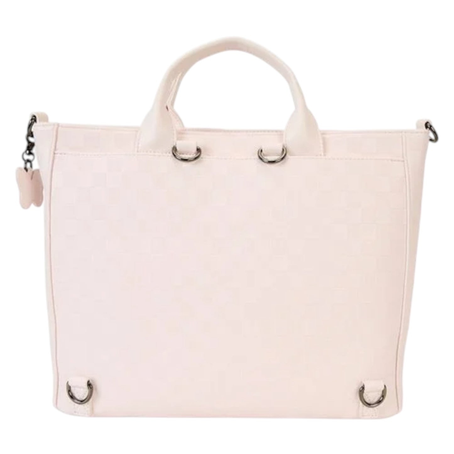 Loungefly Disney Minnie Ear Checkerboard Convertible Tote Bag