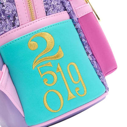 Loungefly Disney Parks Mickey Mouse Main Attraction It's a Small World Mini Backpack