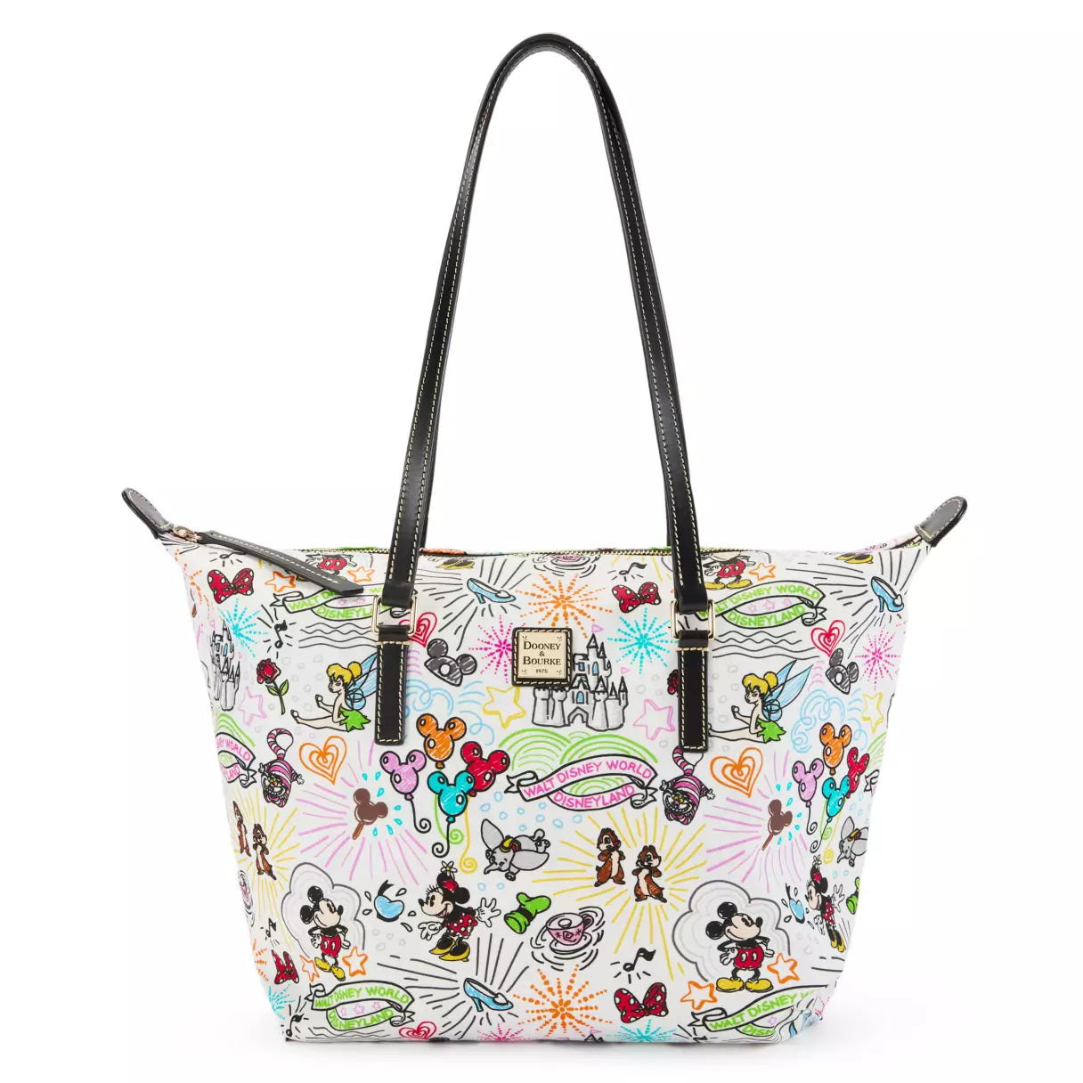 Dooney & Bourke Vault Disney Sketch Tote Bag & Pouch Bag Set
