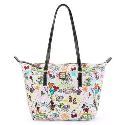 Dooney & Bourke Vault Disney Sketch Tote Bag & Pouch Bag Set