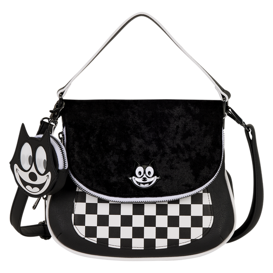 Loungefly Universal Felix the Cat Crossbody Bag with Lenticular Coin Bag