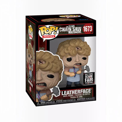 Funko Pop The Texas Chainsaw Massacre Leatherface #1673 HT Scare Fair '24 Vinyl Figure