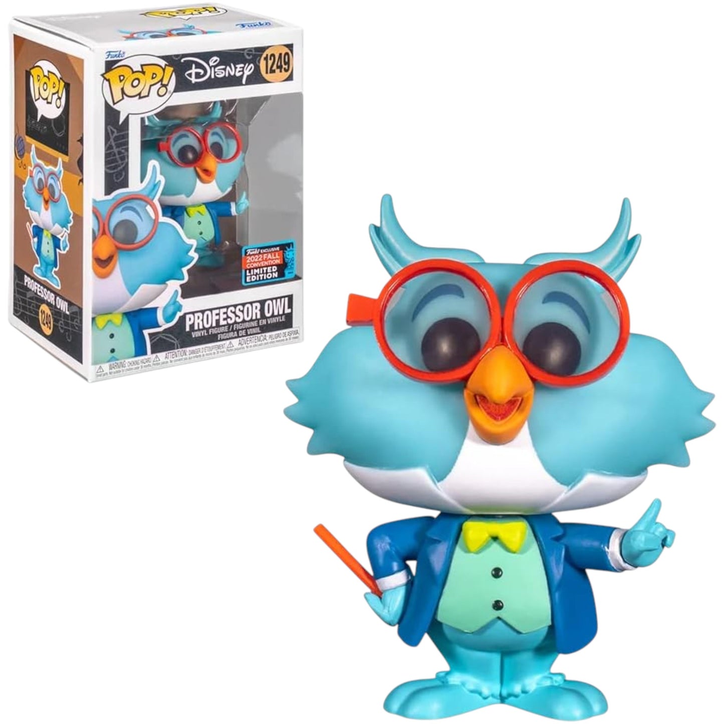 Funko Pop! Disney Professor Owl #1249 Toy Tokyo/NYCC Exclusive Vinyl Figure