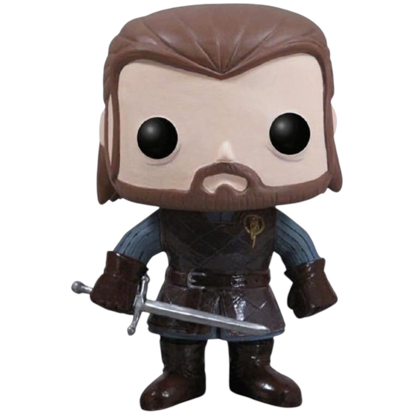 Funko Pop! vinyl figure of Ned Stark with a sword on a white background
