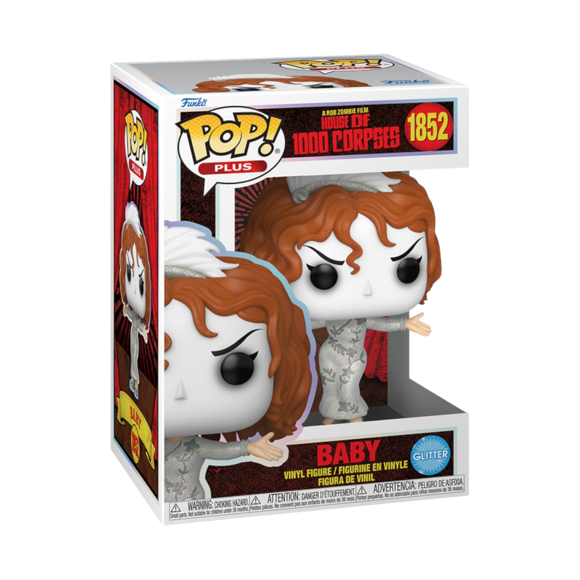 Funko Pop! vinyl figure packaging with 'Baby' character from House of 1000 Corpses on a white background