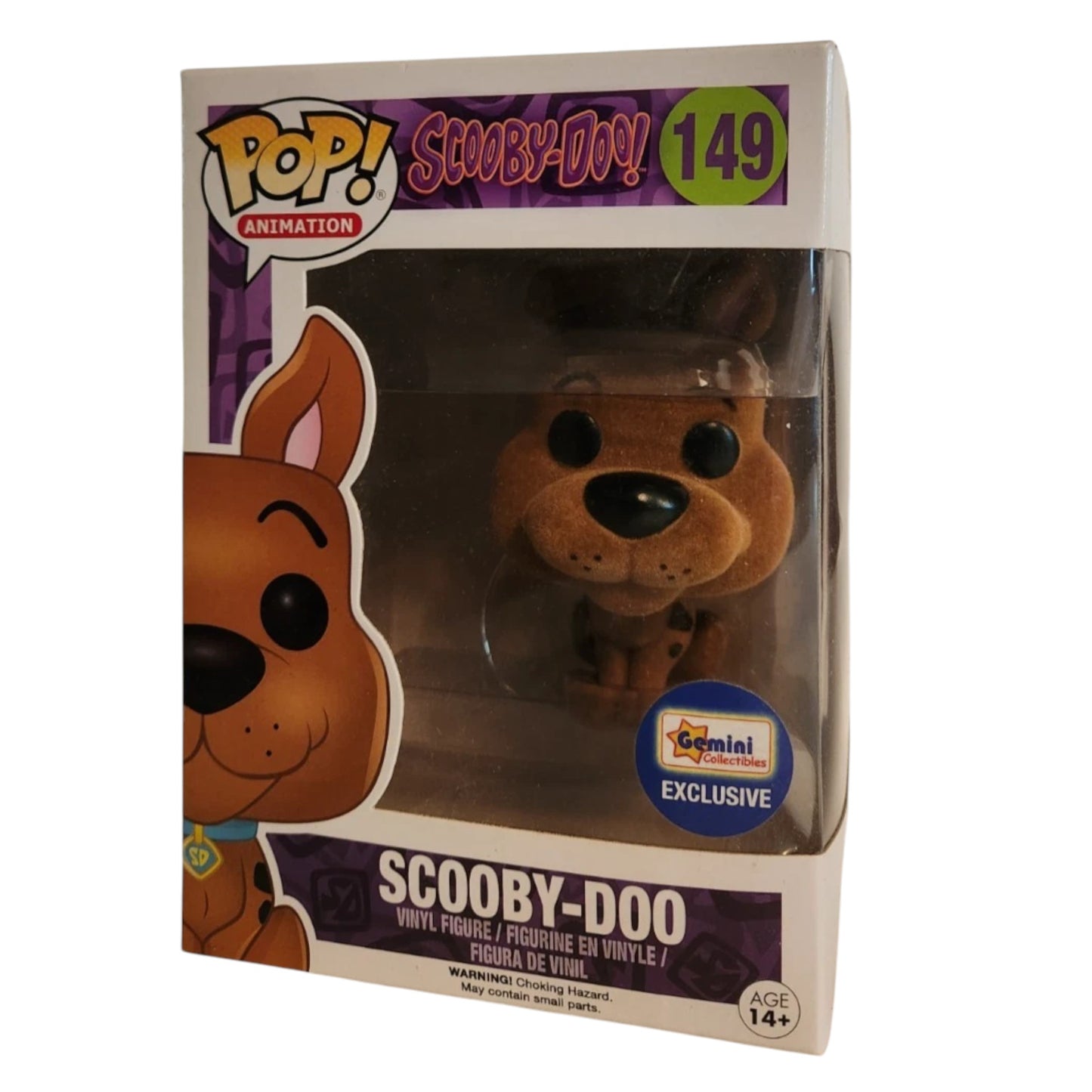 Funko Pop! Animation Scooby-Doo (Flocked) #149 Vinyl Figure