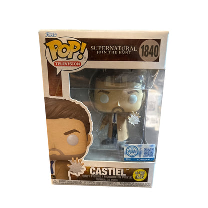 Funko Pop! Supernatural Castiel Special Edition Glow #1840 Vinyl Figure