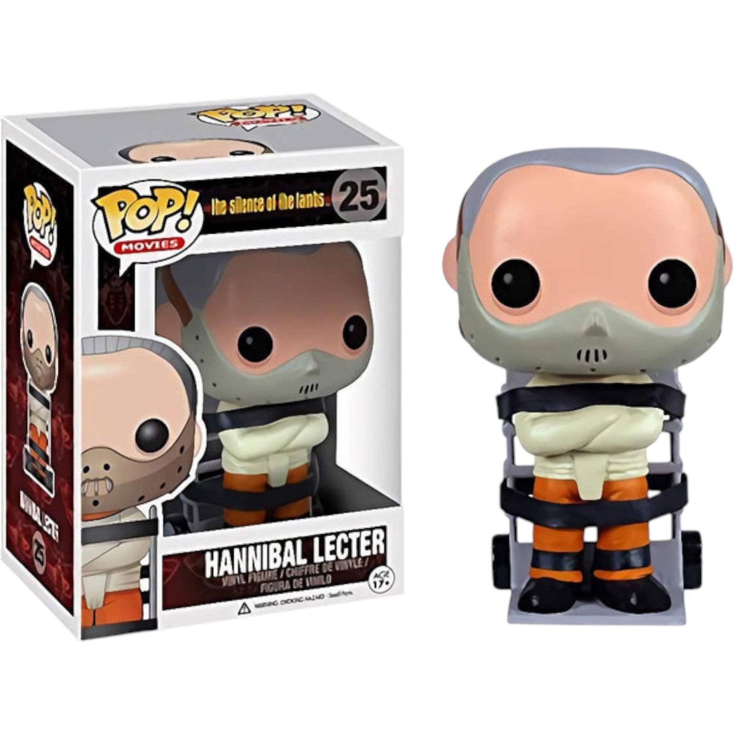 Funko Pop! Hannibal Lecter in Straight Jacket figure with packaging on a white background