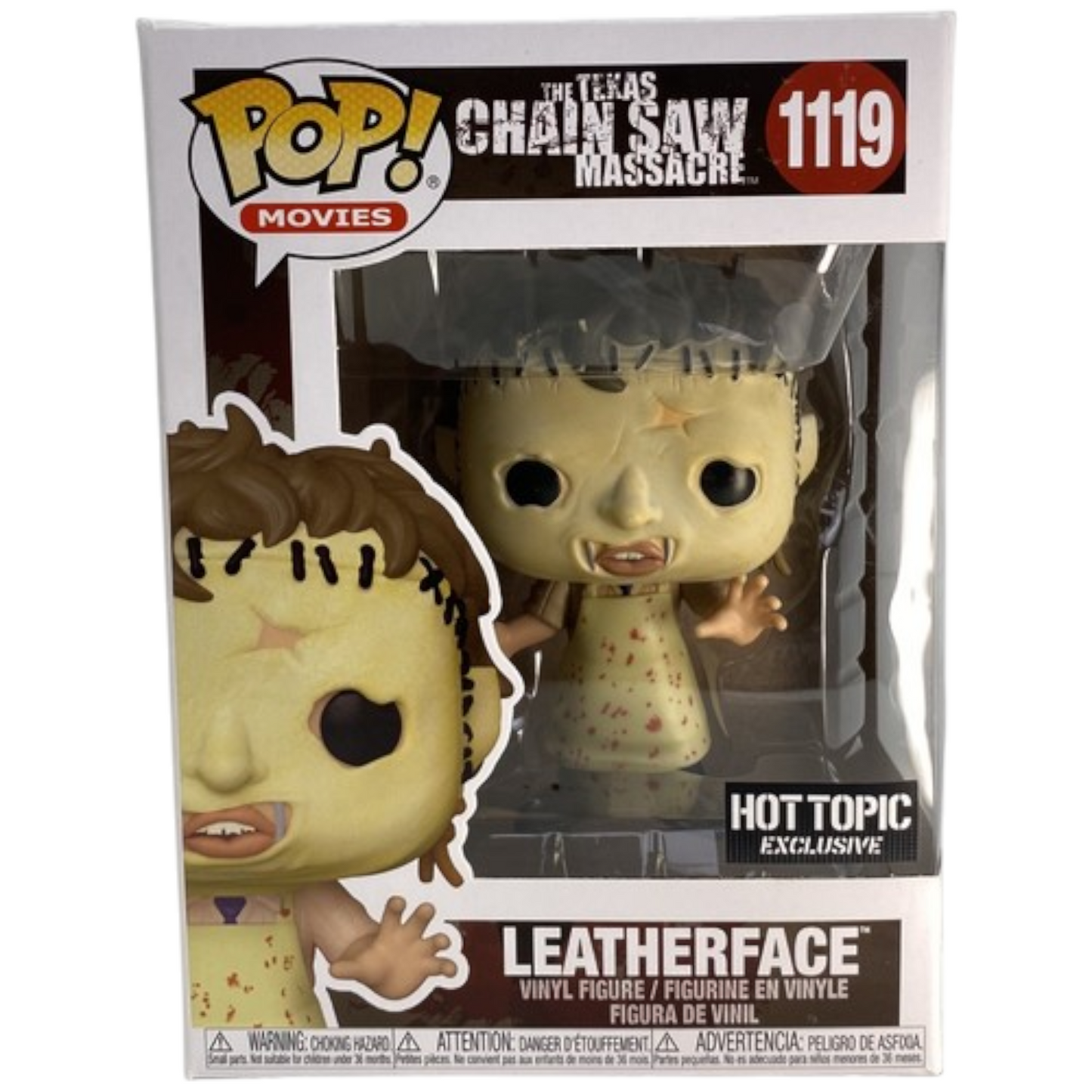 Funko Pop! The Texas Chainsaw Massacre Leatherface #1119 Hot Topic Exclusive Vinyl Figure
