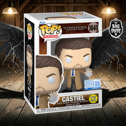 Funko Pop! Supernatural Castiel Special Edition Glow #1840 Vinyl Figure