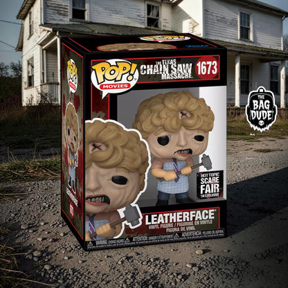 Funko Pop The Texas Chainsaw Massacre Leatherface #1673 HT Scare Fair '24 Vinyl Figure